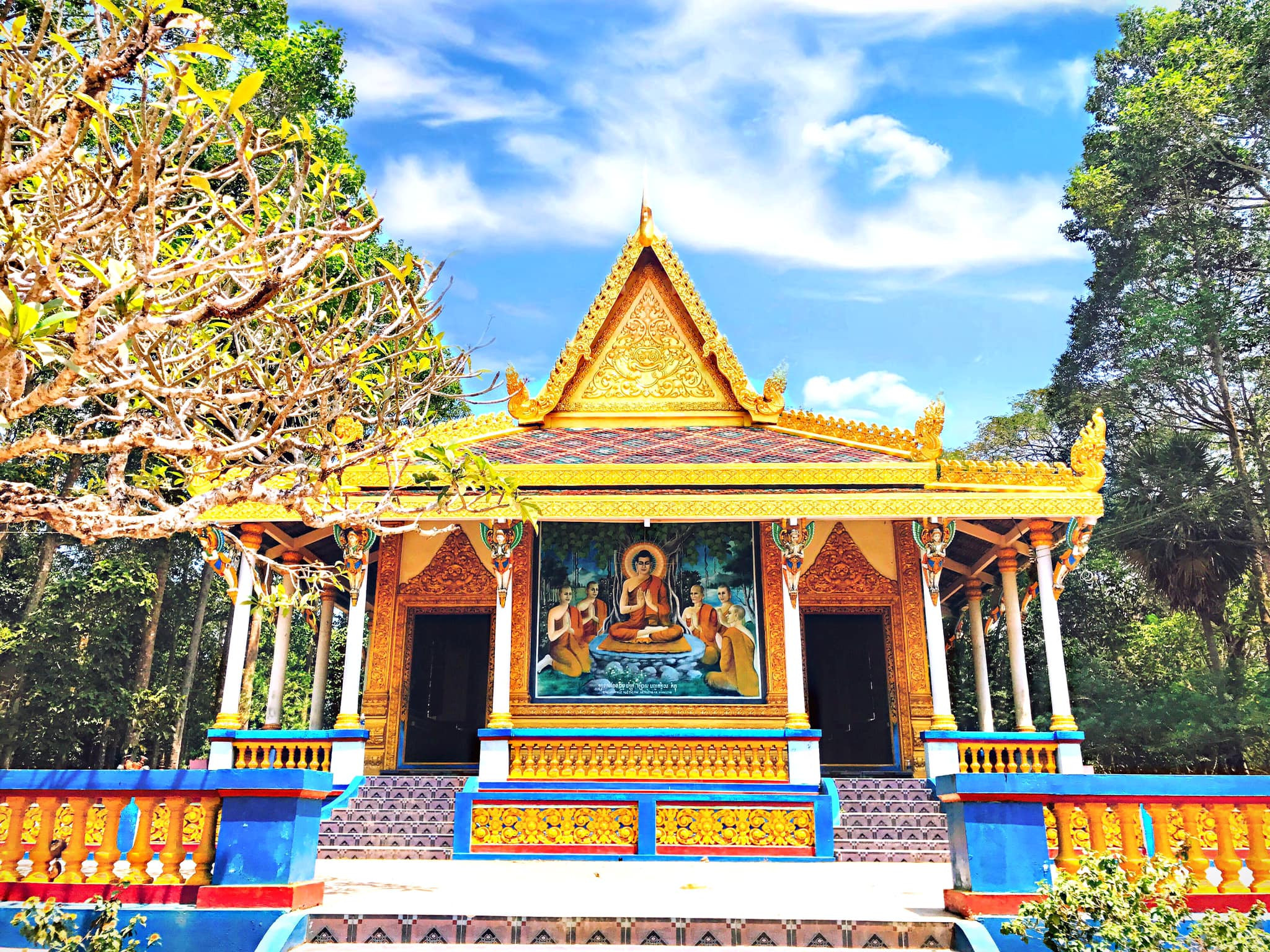 The Beauty of the Ancient Temples In Mekong Delta Region