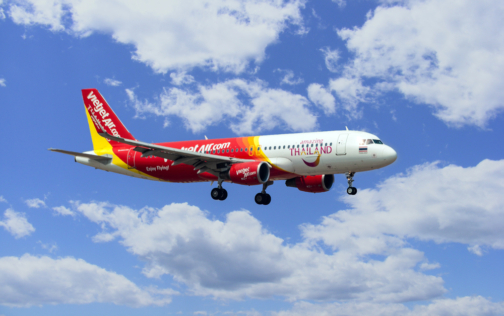 How long is the flight time from Thailand to Vietnam?
